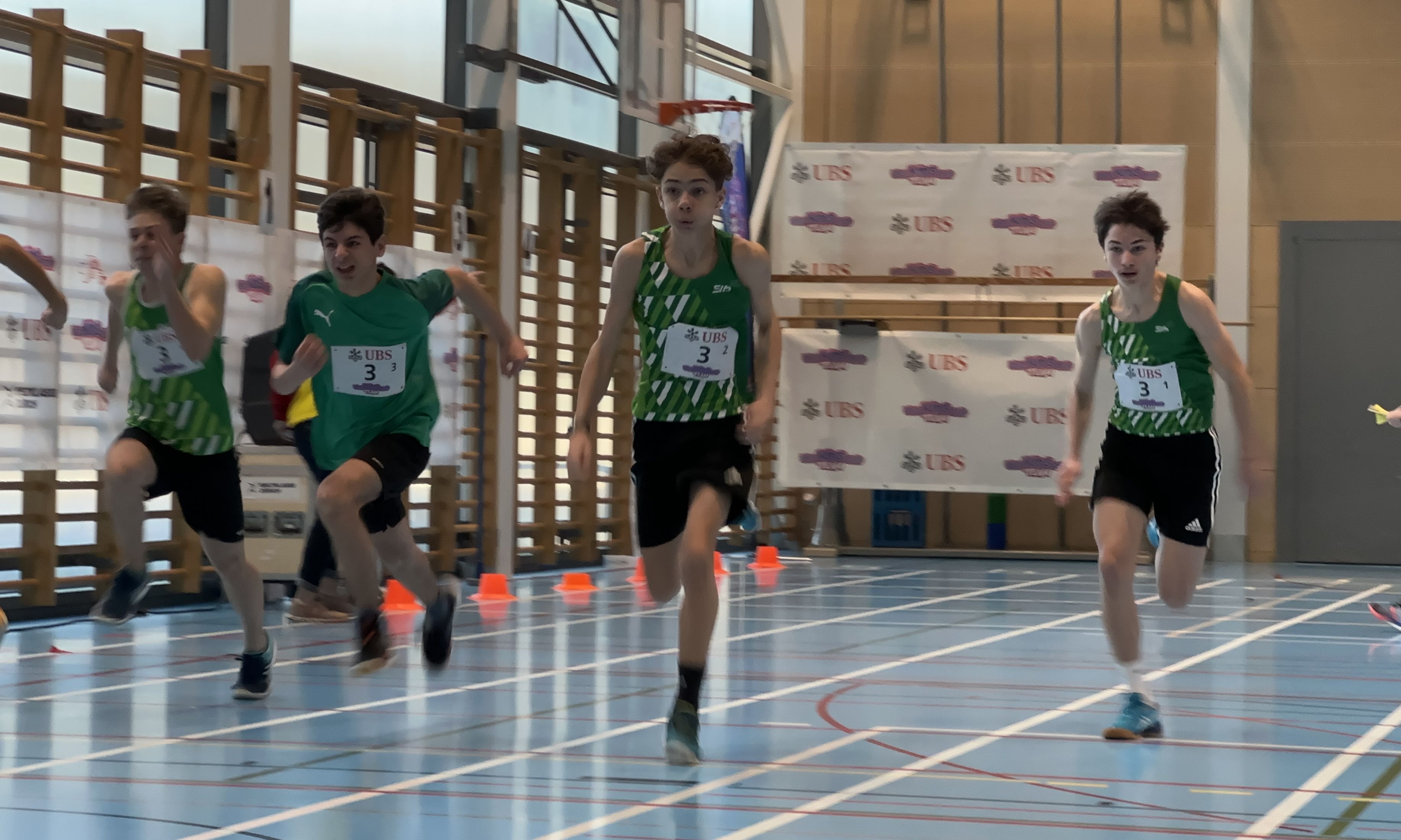 Prova di corsa della UBS Kids Cup Team