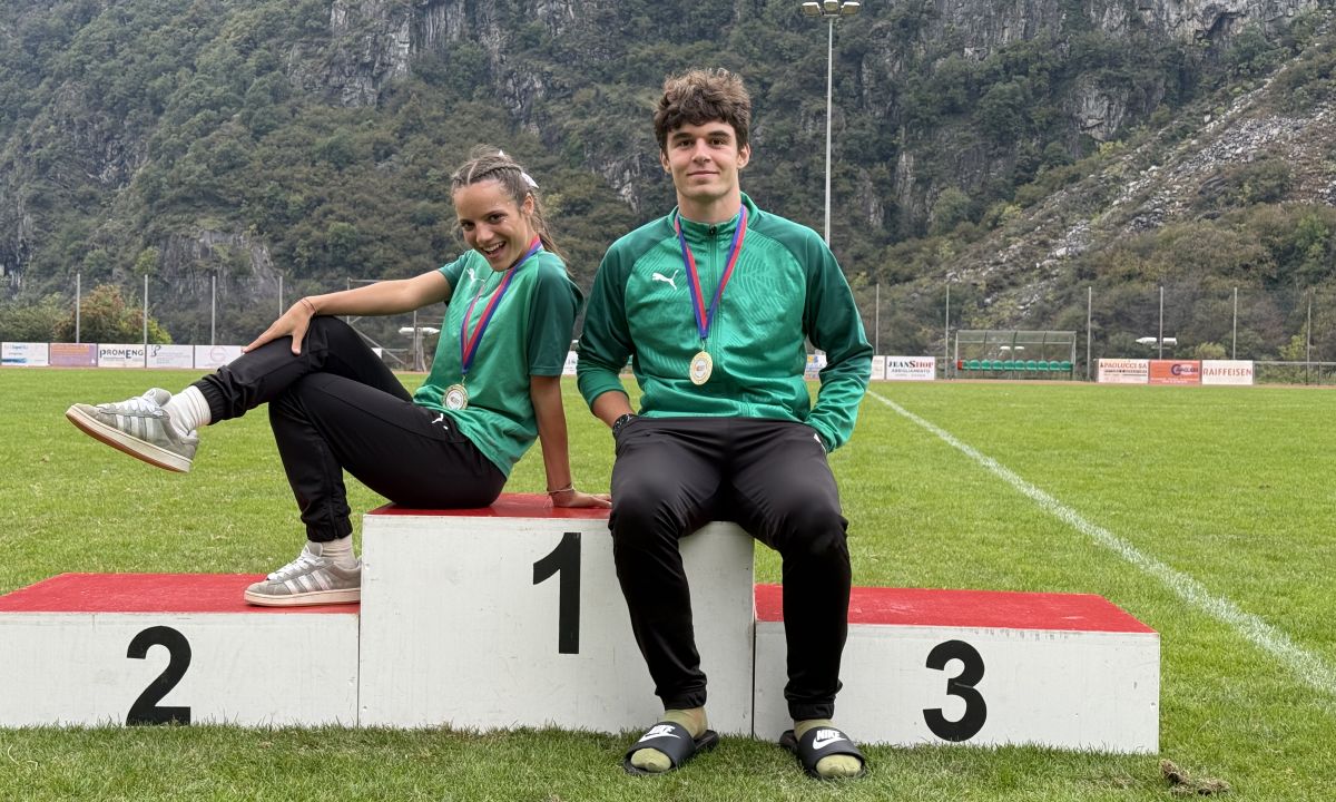 Podisti Lea Rossi e Nathan Nesurini